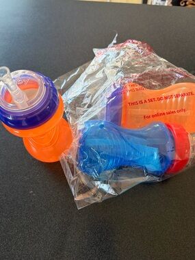 Noby No-Spill FlexStraw Bottles